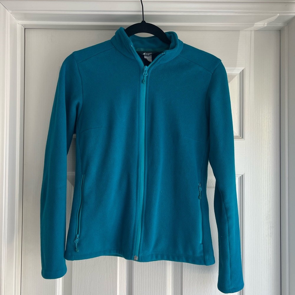 Women's Teal Full-Zip Ski Fleece Jacket